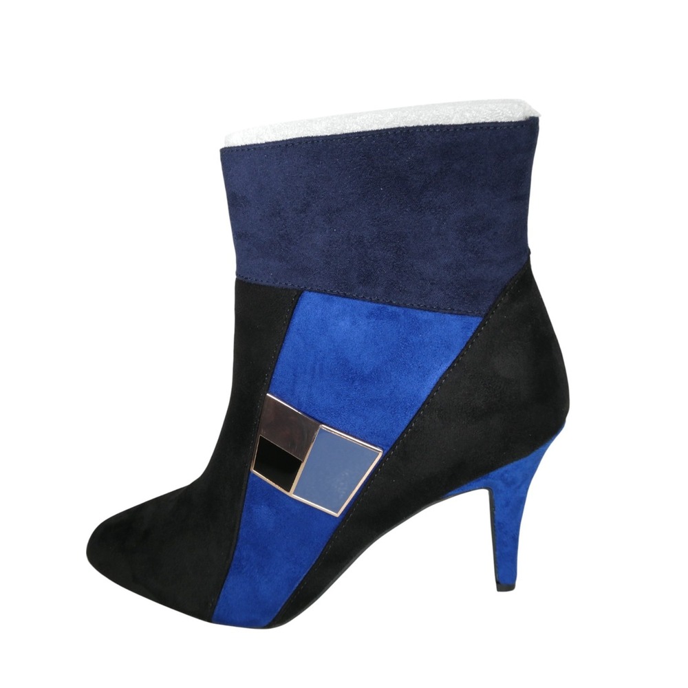 IMPO‎ Women's Dazzling B Teddie Suede Ankle Heels Size 8.5 – Chic Velour